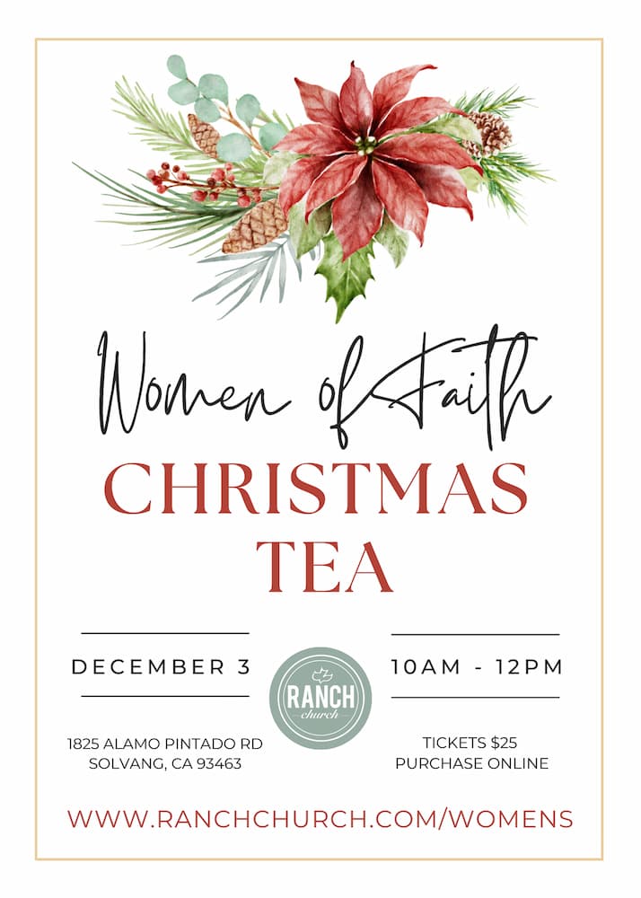 Christmas Tea Invitation